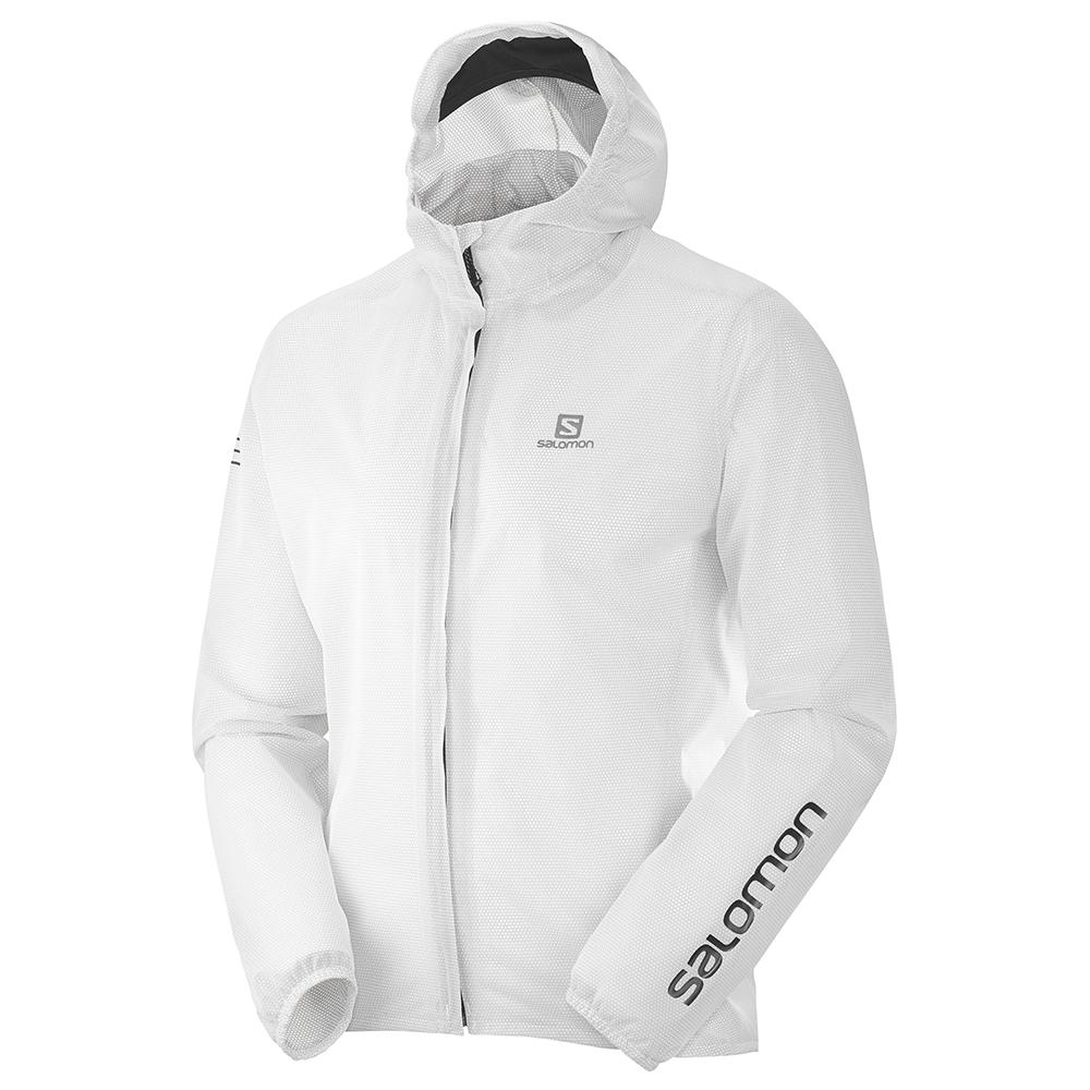 Chaquetas Salomon Hombre Blancas - Salomon Argentina BONATTI RACE WP JKT M,912438-NFU